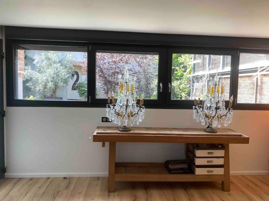 Rare ! Loft Atypique Centre-Ville Parking Jardin Reims Ngoại thất bức ảnh