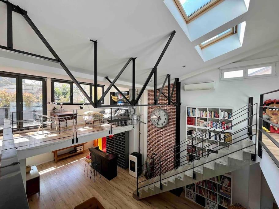 Rare ! Loft Atypique Centre-Ville Parking Jardin Reims Ngoại thất bức ảnh