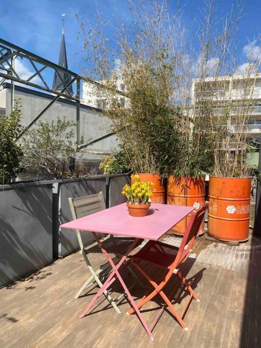 Rare ! Loft Atypique Centre-Ville Parking Jardin Reims Ngoại thất bức ảnh