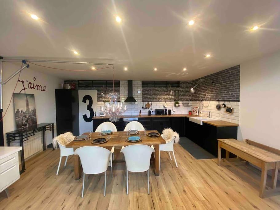 Rare ! Loft Atypique Centre-Ville Parking Jardin Reims Ngoại thất bức ảnh