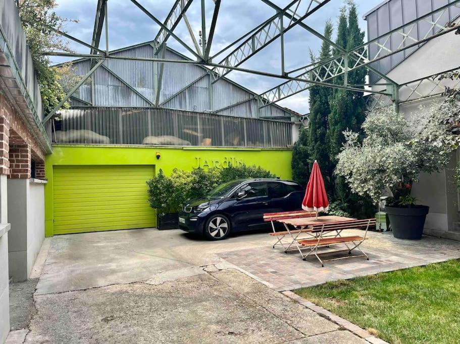 Rare ! Loft Atypique Centre-Ville Parking Jardin Reims Ngoại thất bức ảnh