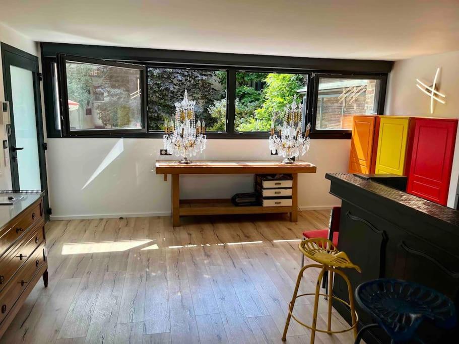 Rare ! Loft Atypique Centre-Ville Parking Jardin Reims Ngoại thất bức ảnh