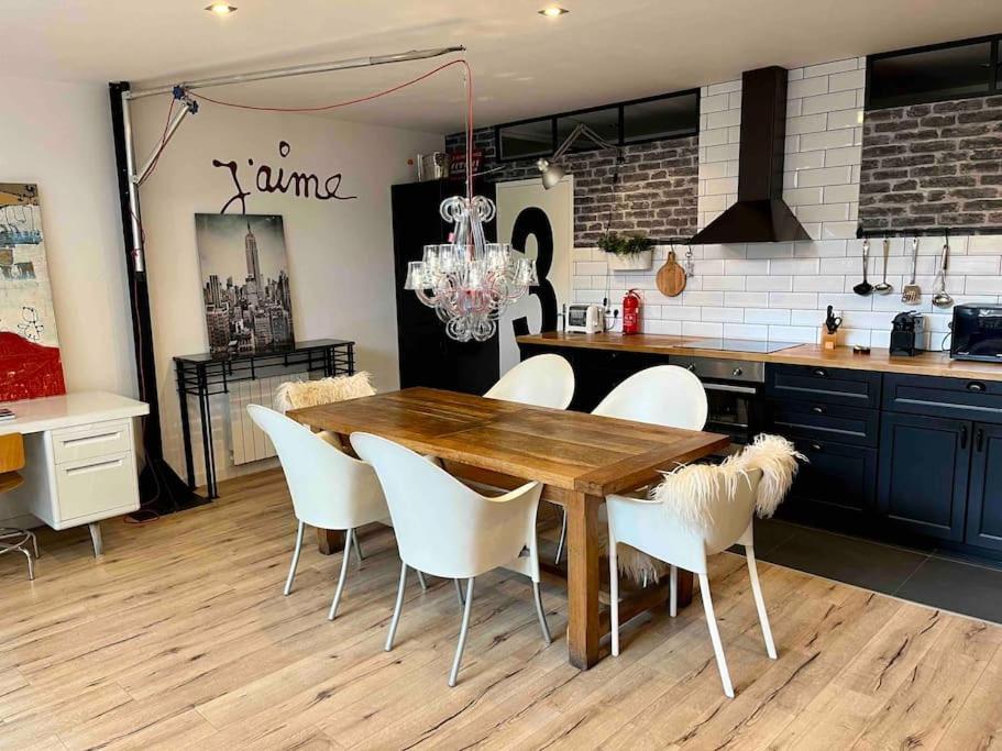 Rare ! Loft Atypique Centre-Ville Parking Jardin Reims Ngoại thất bức ảnh